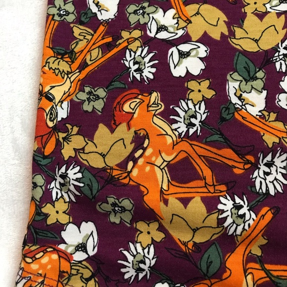 LuLaRoe Disney Bambi Randy Baseball Style Shirt Womens Size XSmall New With Tags - Picture 2 of 10